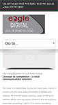 Mobile Screenshot of eagledigitalprint.co.uk